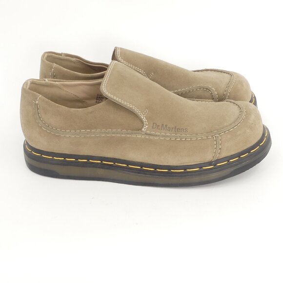 Dr Martens Air Ware Mens Size 9 Vintage Y2K 2A9 Slip On Suede Loafers Chunky EUC - Picture 4 of 10